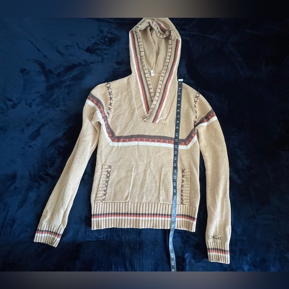 O’Neill Long Sleeve Hoodie with Pockets Size Large 45% cotton - Picture 2 of 10